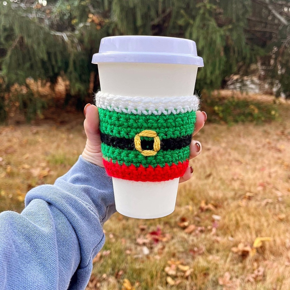 2 Crochet Coffee Cozy